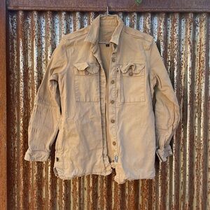 Tan Button-Up Jacket